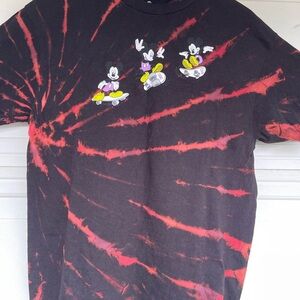 Up cycled Disney Bleach-Dyed T-Shirt